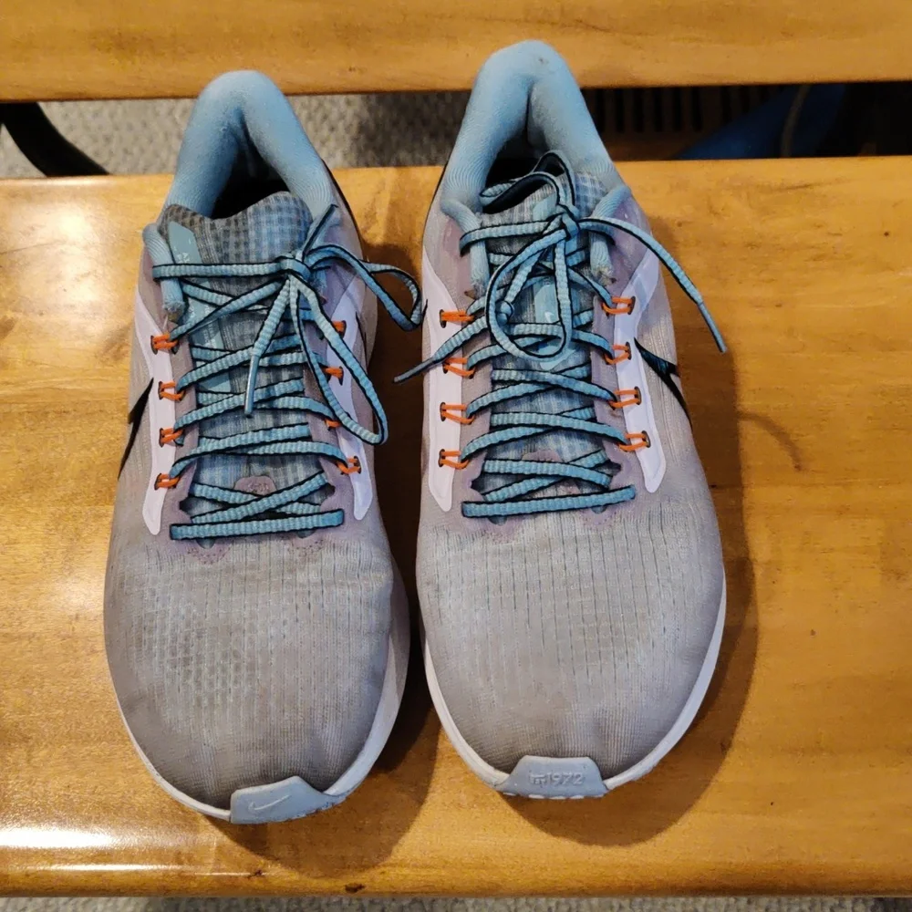 Nike Air Zoom Pegasus 39 tie dye effect gray purple orange and blue size 9.5 - Picture 2 of 11
